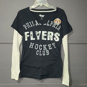 Philadelphia Flyers Mock layered tshirt